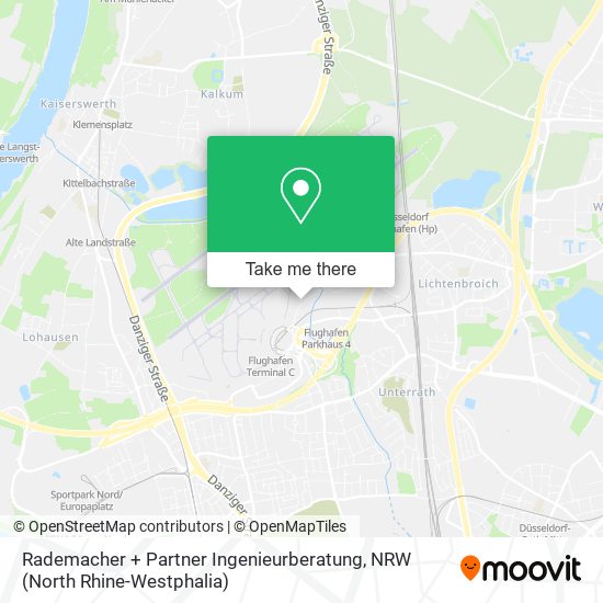Rademacher + Partner Ingenieurberatung map