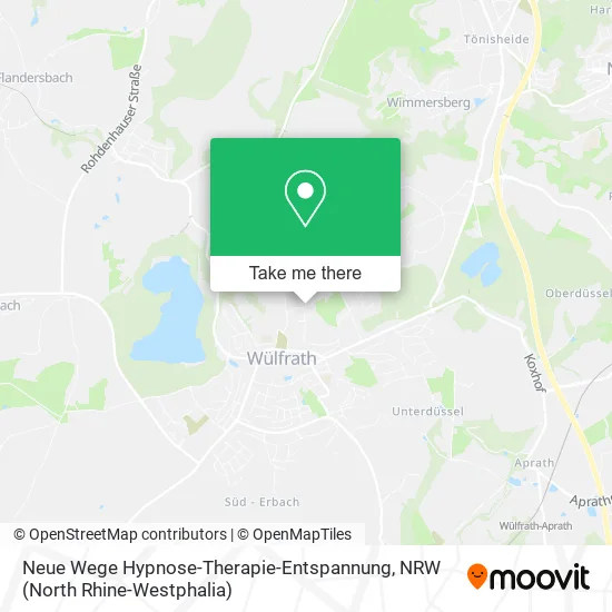 Карта Neue Wege Hypnose-Therapie-Entspannung