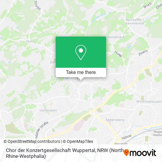 Chor der Konzertgesellschaft Wuppertal map