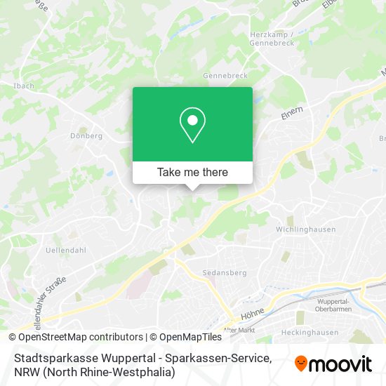 Stadtsparkasse Wuppertal - Sparkassen-Service map