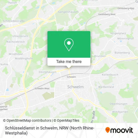 Карта Schlüsseldienst in Schwelm