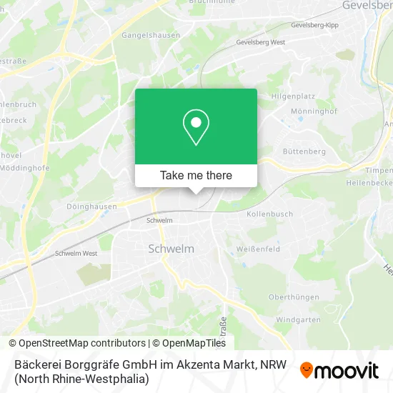 Карта Bäckerei Borggräfe GmbH im Akzenta Markt