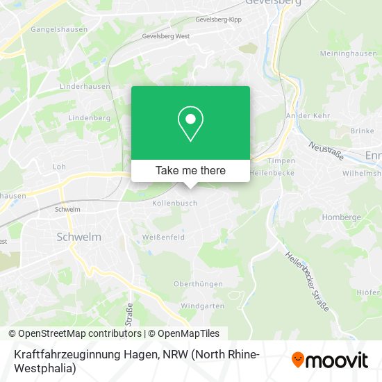 Kraftfahrzeuginnung Hagen map