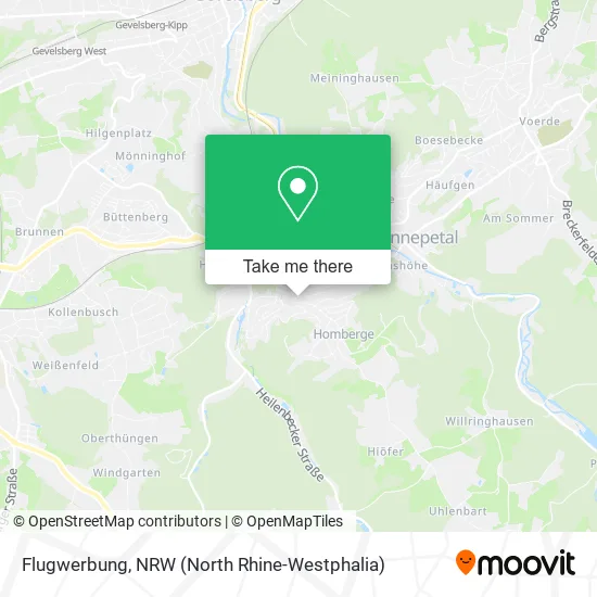 Карта Flugwerbung