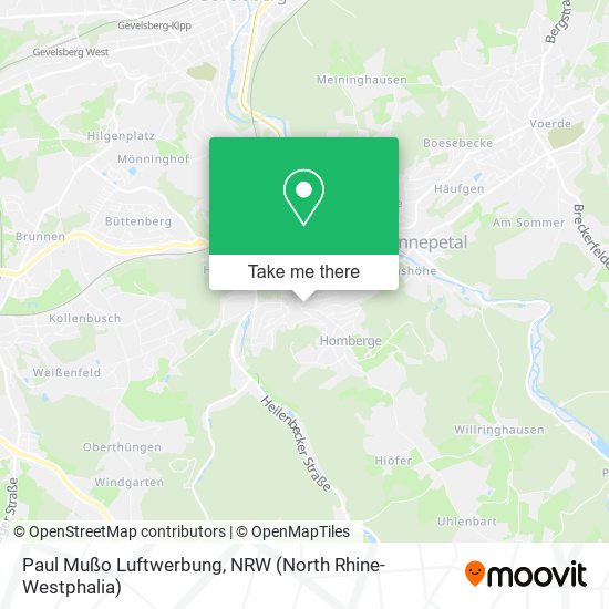 Paul Mußo Luftwerbung map