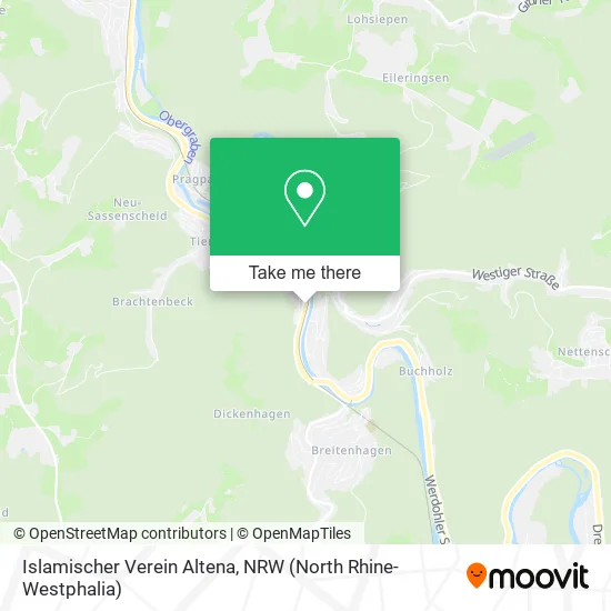 Карта Islamischer Verein Altena