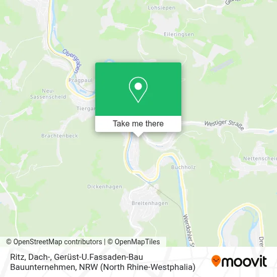 Ritz, Dach-, Gerüst-U.Fassaden-Bau Bauunternehmen map