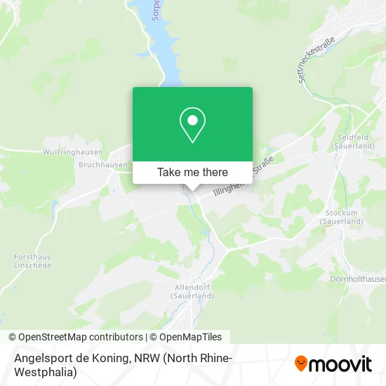 Карта Angelsport de Koning