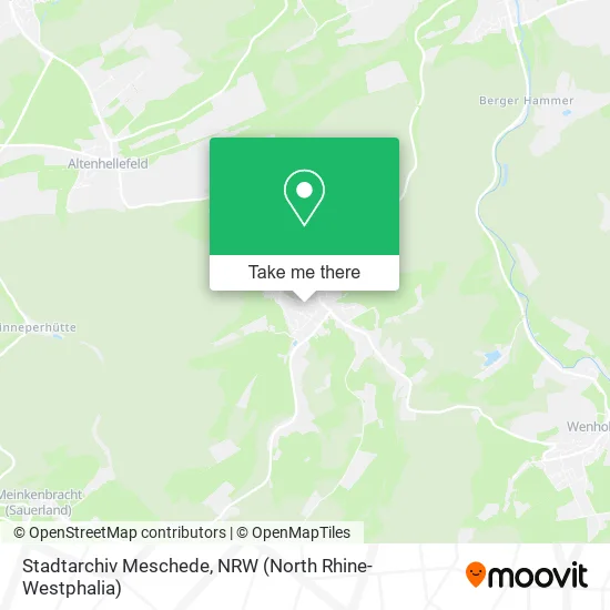 Карта Stadtarchiv Meschede