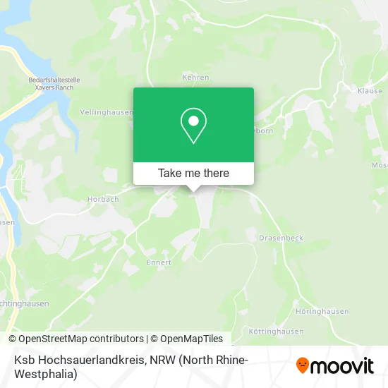 Карта Ksb Hochsauerlandkreis