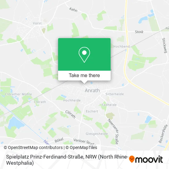 Карта Spielplatz Prinz-Ferdinand-Straße