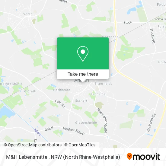 Карта M&H Lebensmittel