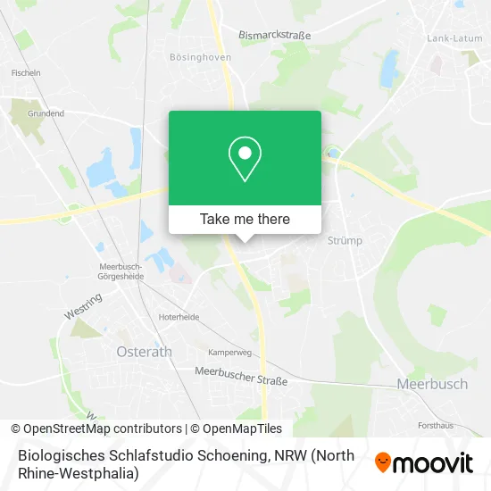 Карта Biologisches Schlafstudio Schoening