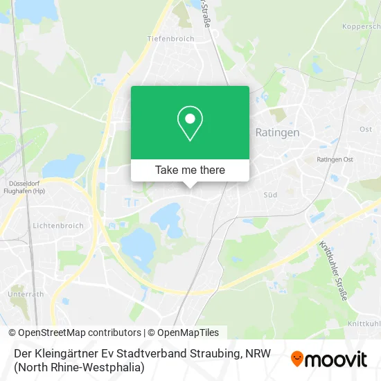 Карта Der Kleingärtner Ev Stadtverband Straubing