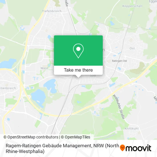 Карта Ragem-Ratingen Gebäude Management