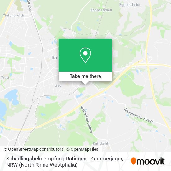 Schädlingsbekaempfung Ratingen - Kammerjäger map