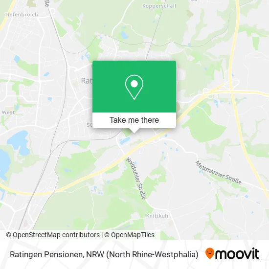 Карта Ratingen Pensionen
