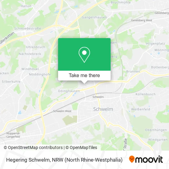 Карта Hegering Schwelm