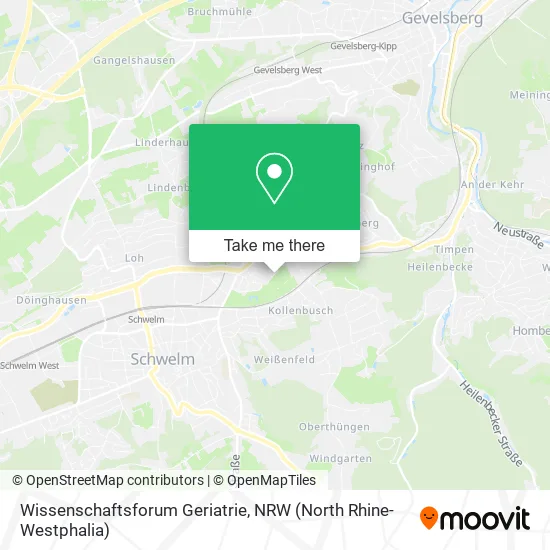 Карта Wissenschaftsforum Geriatrie