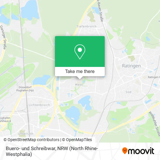 Карта Buero- und Schreibwar