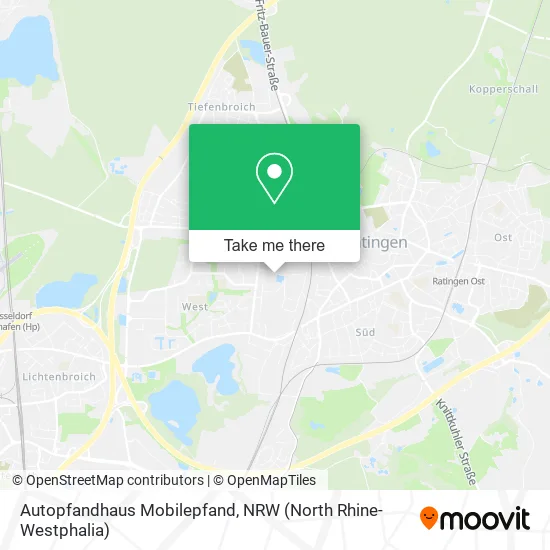 Карта Autopfandhaus Mobilepfand