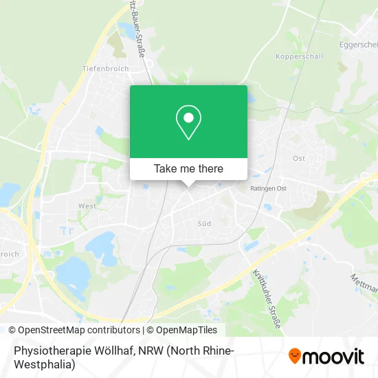 Карта Physiotherapie Wöllhaf
