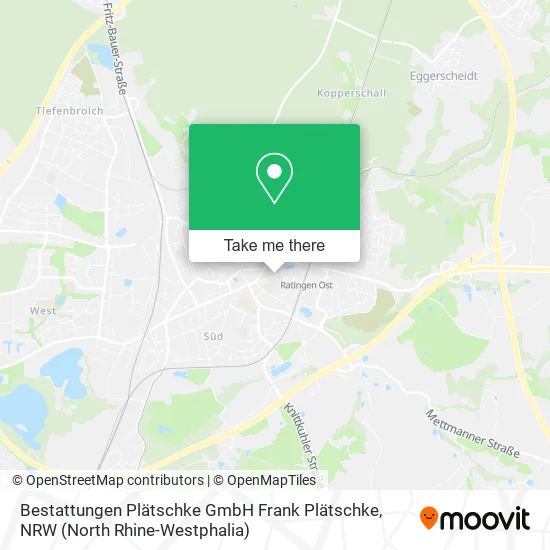 Карта Bestattungen Plätschke GmbH Frank Plätschke