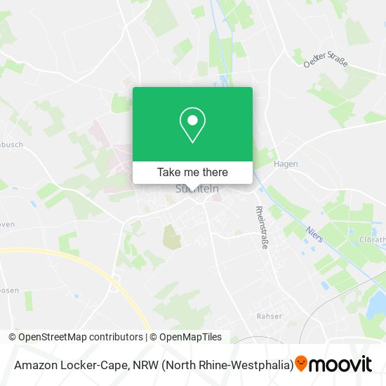 Карта Amazon Locker-Cape