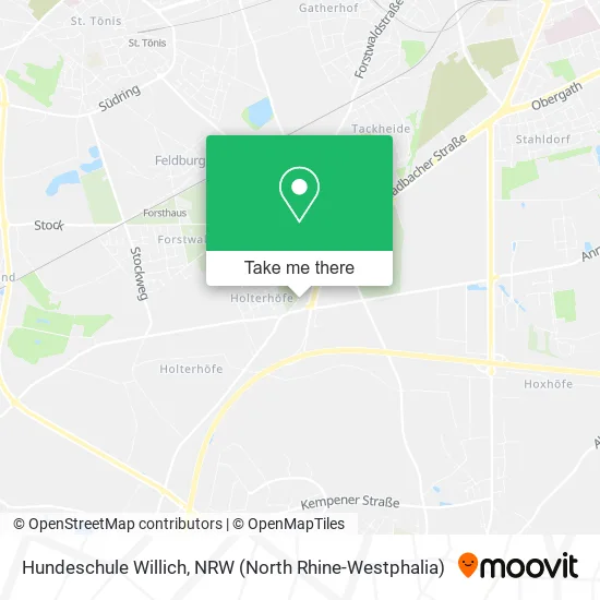 Карта Hundeschule Willich