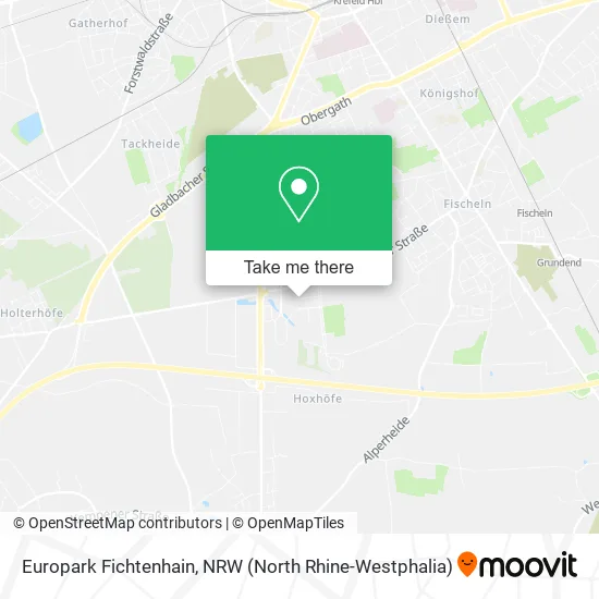 Карта Europark Fichtenhain