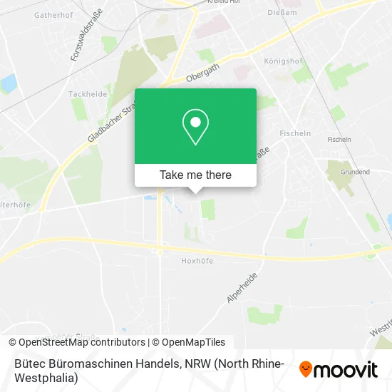 Карта Bütec Büromaschinen Handels