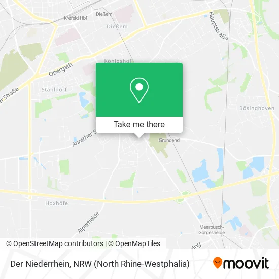 Карта Der Niederrhein