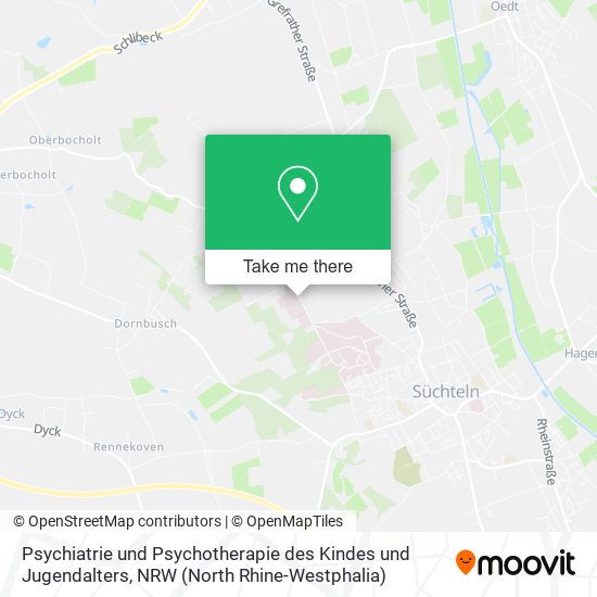 Psychiatrie und Psychotherapie des Kindes und Jugendalters map