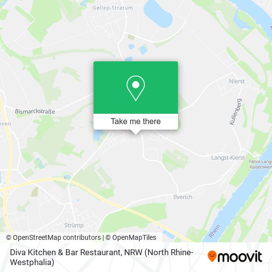 Diva Kitchen & Bar Restaurant map