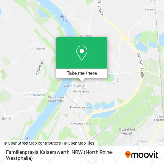 Карта Familienpraxis Kaiserswerth