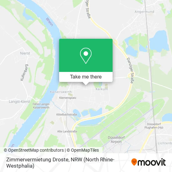 Карта Zimmervermietung Droste