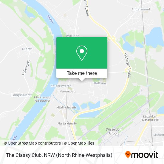 The Classy Club map