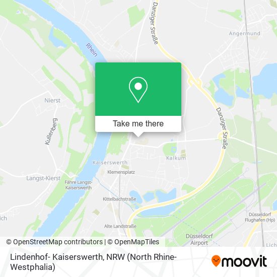 Lindenhof- Kaiserswerth map