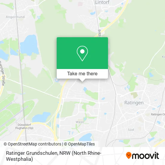 Карта Ratinger Grundschulen