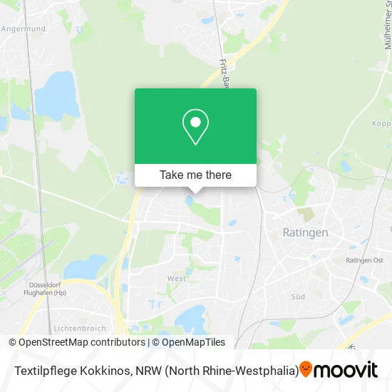Карта Textilpflege Kokkinos