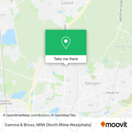 Карта Gamma & Bross