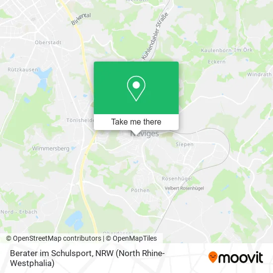 Карта Berater im Schulsport