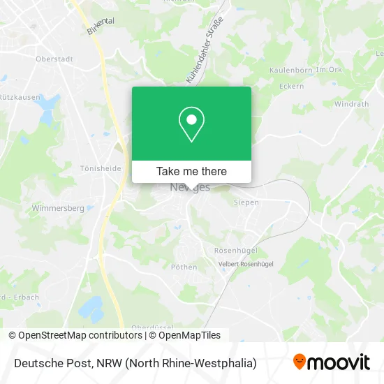 Карта Deutsche Post