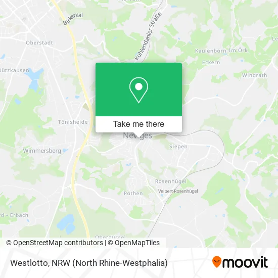 Westlotto map