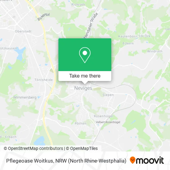 Карта Pflegeoase Woitkus