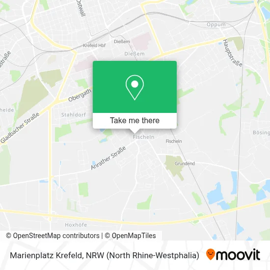 Marienplatz Krefeld map