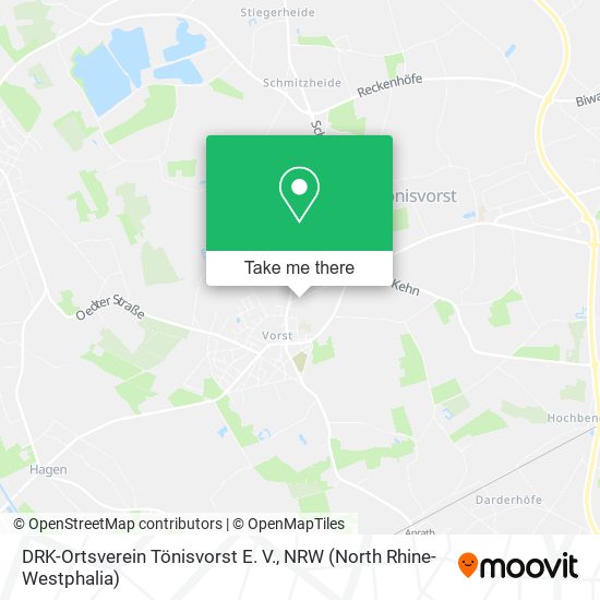 DRK-Ortsverein Tönisvorst E. V. map