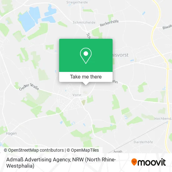 Карта Admaß Advertising Agency