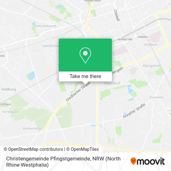 Christengemeinde Pfingstgemeinde map