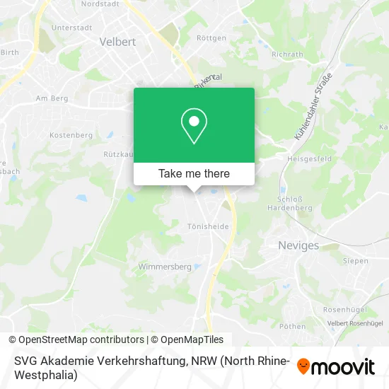 Карта SVG Akademie Verkehrshaftung